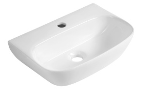 valamu FLANNY 46x31cm,  valge