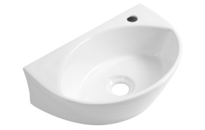 valamu LIZA 40x27cm,  valge