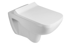 seina wc pott Spazio 34x53 cm, valge