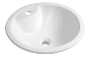 süvistatav valamu,  SHIPRA dia. 46cm,  valge