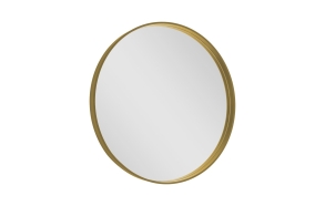 NOTION Framed Mirror, round, ø 60cm, gold matt
