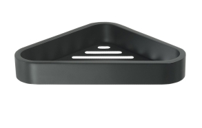 SMART corner shelf, 170x30x170mm, black matt