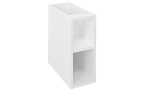 ODETTA lower shelf cabinet 20x50x43,5cm, glossy white