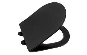 PACO Soft Close toilet seat for WC combi, SLIM, black