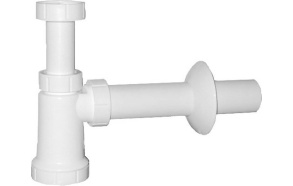 Washbasin Trap O50 with Coupling Nut, plastic