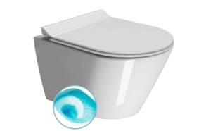 Seina WC KUBE X, Swirlflush, 50x36 cm, valge ExtraGlaze