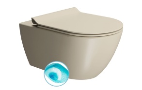 Seina WC PURA, Swirlflush, 55x36 cm, creta, seest glasuuriga, väljast matt