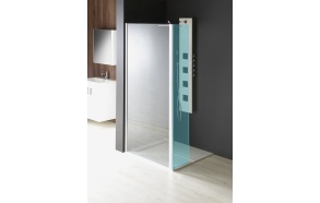 MODULAR SHOWER Wall-Mount Glass Panel, for a Pivot Door, 900 mm