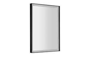 SORT LED backlit mirror 470x700 mm, black matt