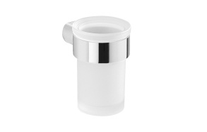 PIRENEI Tumbler Holder, chrome/glass satin