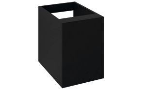 TREOS lower door cabinet 35x53x50,5cm, right/left, black matt (TS036)