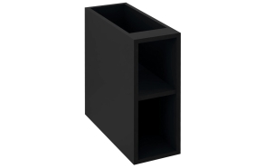 TREOS lower shelf cabinet 20x53x50,5cm, black matt (TS021)