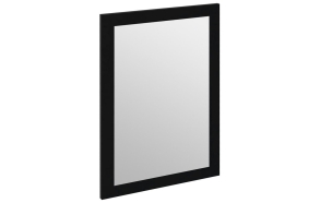 TREOS mirror with frame 750x500x28mm, black matt (TS751)
