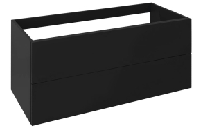 TREOS Storage Unit 110x53x50,5cm, black matt (TS116)
