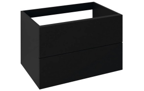 TREOS Vanity unit 75x53x50,5cm, black matt (TS071)