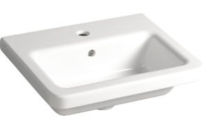 CITY Ceramic Square Washbasin 50x18x40cm