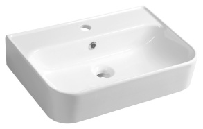 SISTEMA U Washbasin 55x38 cm, white