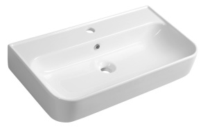 SISTEMA U Washbasin 70x38 cm, white