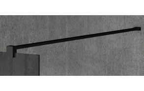 VARIO shower screen wall support bar 1400mm, black