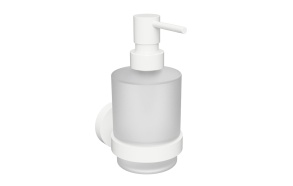 Vedelseebidosaator X-ROUND WHITE, matt klaas, 200ml, white