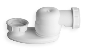 Bath Trap 1 1/2", (H) 42mm, white