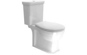 CLASSIC WC Close Coupled, S-Trap/P-Trap, white