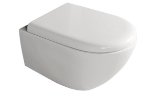AQUATECH Wall Hung Toilet, Rimless, 36,5x55cm
