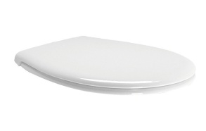 CLASSIC Soft Close Toilet Seat, white/bronze