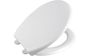 SOFIA Soft Close Toilet Seat, white