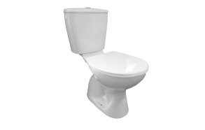 MIGUEL Close Coupled WC inc Flush Cistern Fittings, (S-trap FS1PKW39)