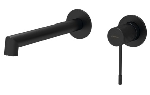 süvistatav valamusegisti Solaris, matt must