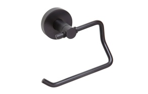 X-ROUND BLACK Toilet Paper Holder, black (140x95x90 mm)