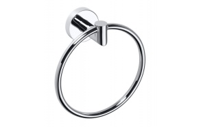 X-ROUND Towel Ring Holder, chrome (160x170x65 mm)