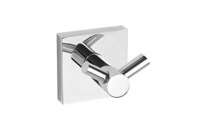 X-SQUARE Double Hook, chrome (55x55x50 mm)