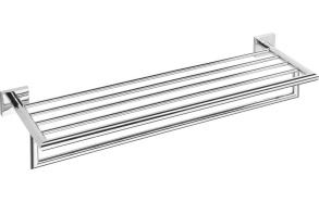 X-SQUARE Towel Holder Shelf Storage Rail Rack 655x120x215mm, chrome