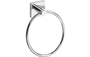 X-SQUARE Towel Ring Holder, chrome (160 mm Ø)