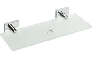 X-SQUARE Glass Shelf 600x55x130mm, chrome