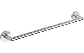 X-STEEL Towel Rail Holder 655mm, brushed stainless steel (655x65 mm)