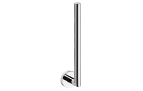 X-ROUND Wall Mounted Spare Toilet Paper Holder, chrome