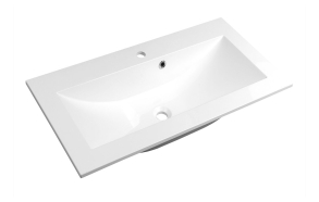 YUKON Cultured Marble Washbasin 70x45cm, white
