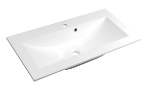 kivimassist valamu YUKON 80x45cm, valge