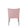 käetugedega tool Dion Velvet, Pink