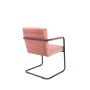 käetugedega tool Stitched Velvet, Pink