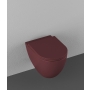 Rimless seina wc pott Infinity 36.5x53 cm, matt punane