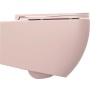 Rimless seina wc pott Infinity 36.5x53 cm, matt roosa