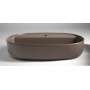 INFINITY OVAL countertop washbasin, 60x40cm, taupe