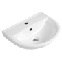 SPIRAL ceramic washbasin 43x35cm, white