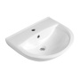 SPIRAL ceramic washbasin 50x42cm, white