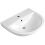 SPIRAL ceramic washbasin 60x47cm, white