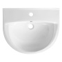 SPIRAL ceramic washbasin 60x47cm, white